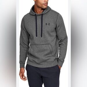 Under Armour long sleeve fleece lined Fitted cold gear hoodie pullover Sz medium
